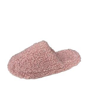 Blue Star Clothing Company Women's Maven Dusty Rose Sherpa Clog Slippers NWT